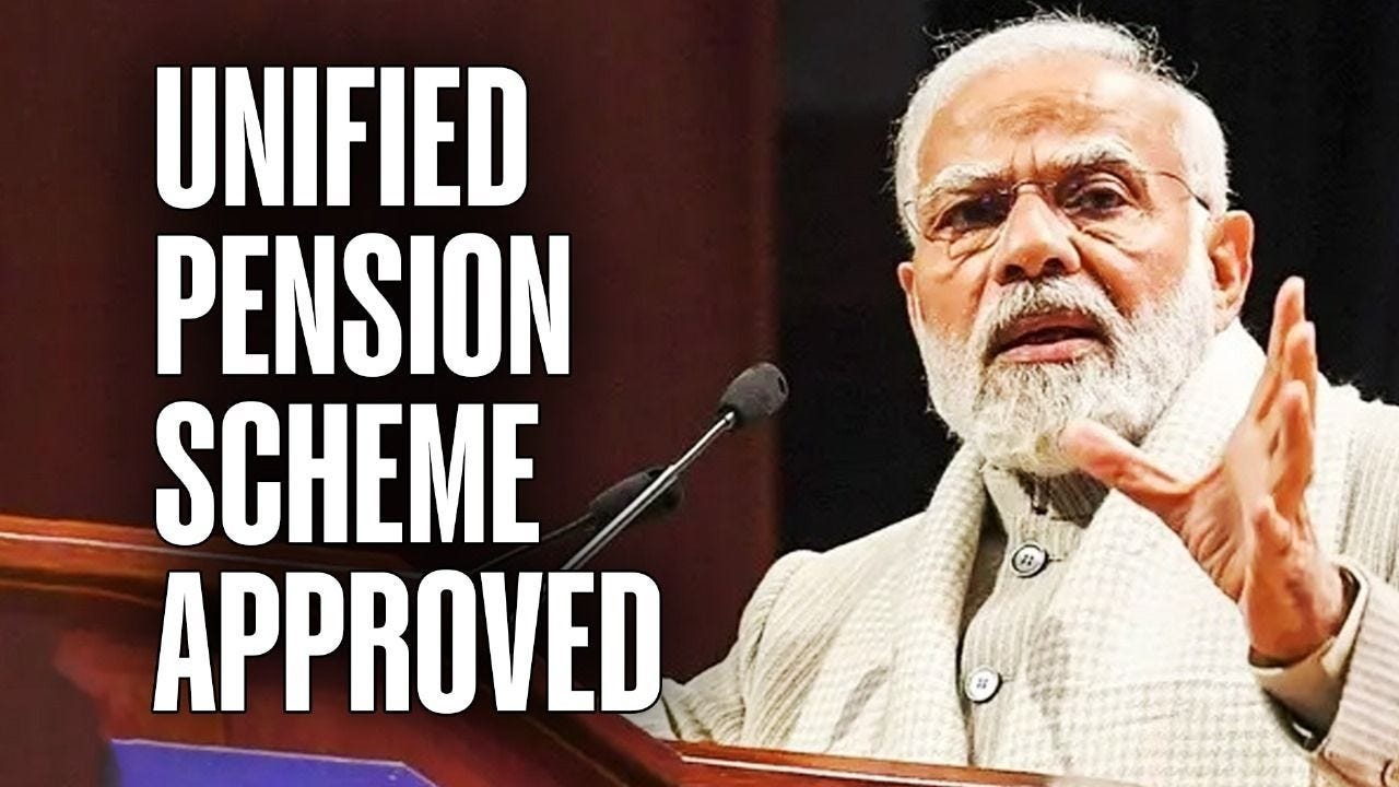 Centre Announces Unified Pension Scheme Providing Assured Family and  Minimum Pension | Republic World