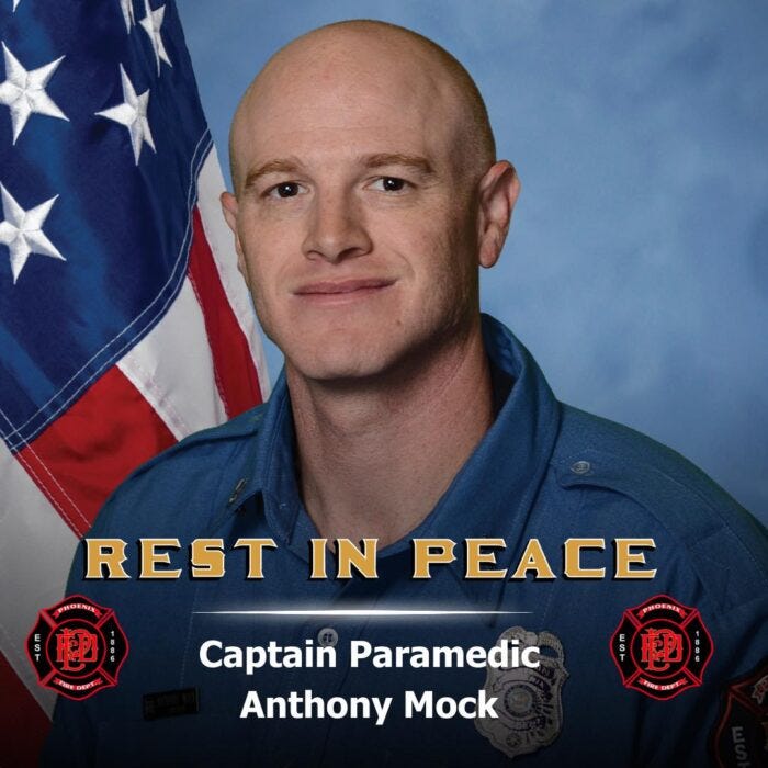 Capt. Anthony Mock, a Phoenix firefighter who advocated for early health screenings, died after a long battle with occupational cancer.