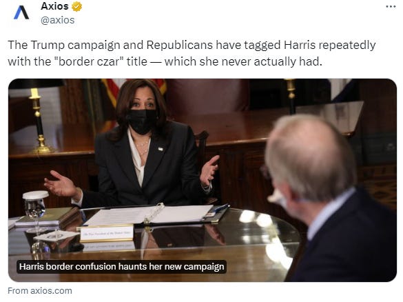 Kamala "The Border Czar" Harris