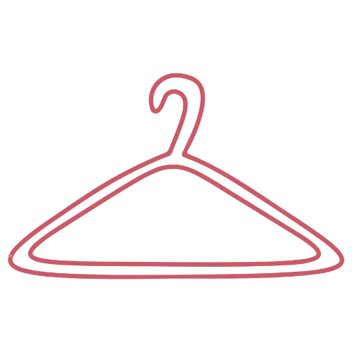 a hand drawn hanger