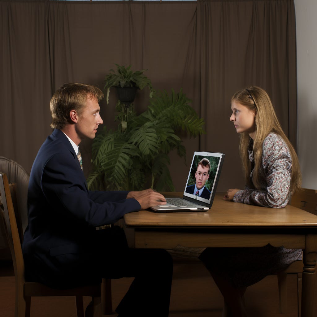 Awkward video conference