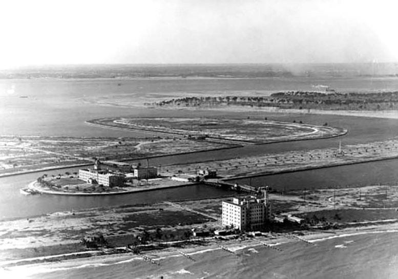 Allision Hospital on Allison Island in 1926. Courtesy of Florida State Archives.