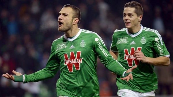 yohan mollo lens draws with saint etienne france ligue 1 soccer 2015