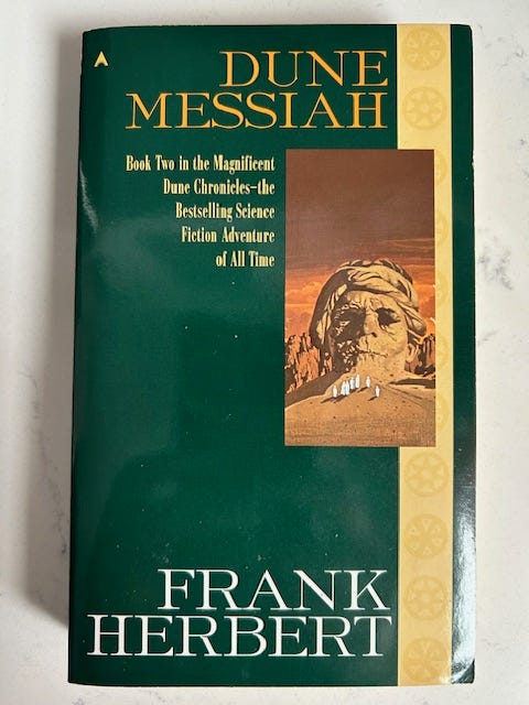 The cover of Dune Messiah by Frank Herbert