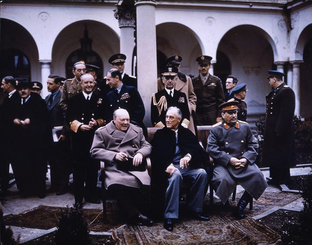 The Big Three at Yalta | Description: Yalta Conference, Crim… | Flickr