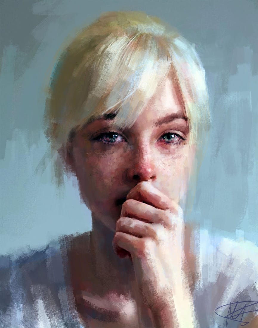 01-Ivana-Besevic-Portrait-Paintings-that-Express-Raw-Emotions-www-designstack-co