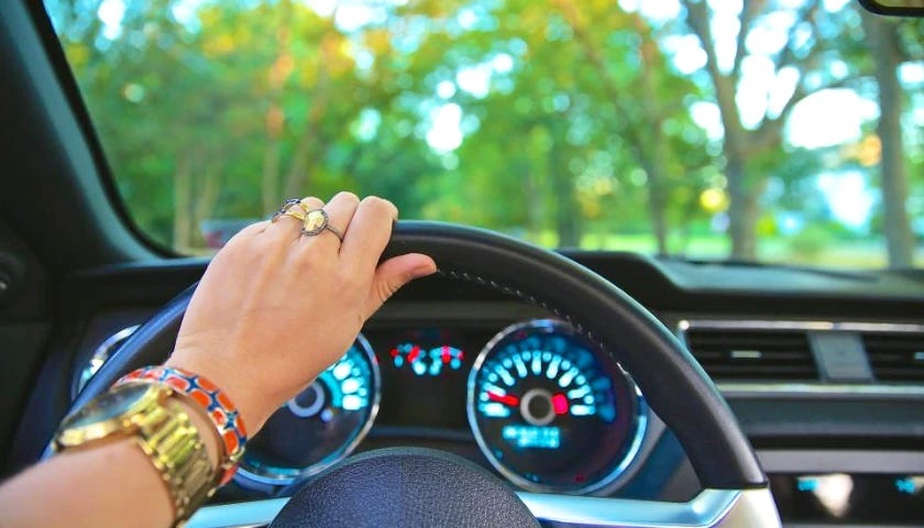 person driving 