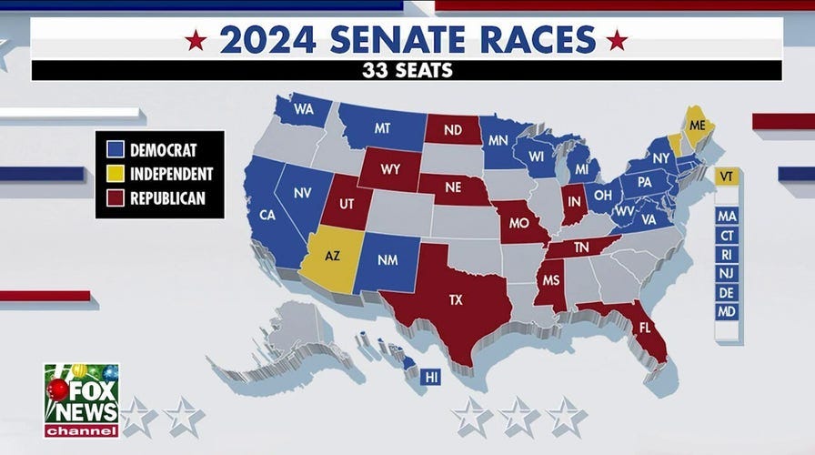 State of the Race: Six key Senate seats Republicans look to flip in 2024 |  Fox News