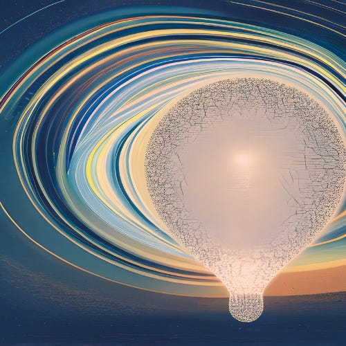 Lightbulb for Mindfulness myths by Zoe Carada