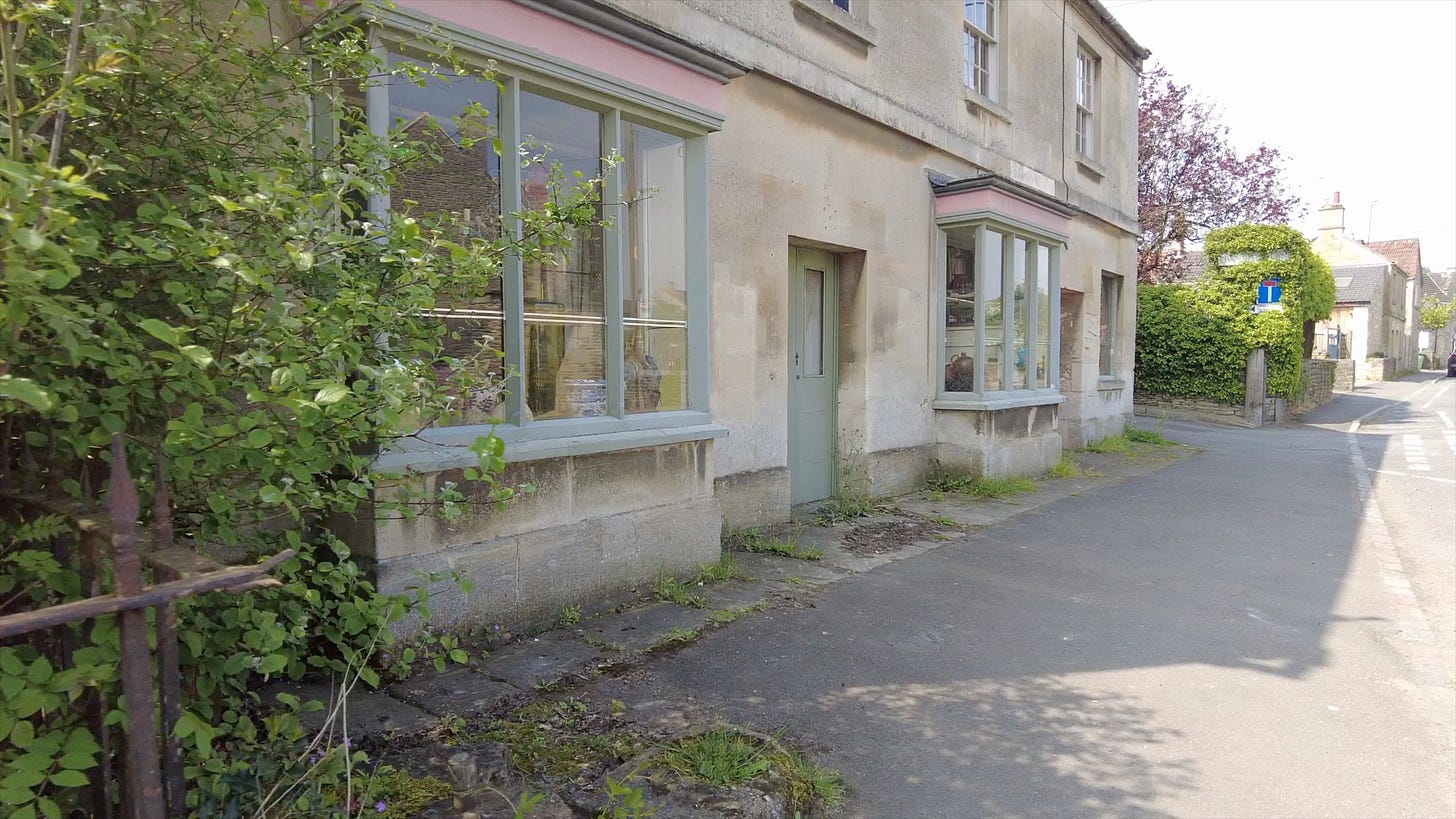 A former shop and post office in Bath Road, Atworth. Image: Roland's Travels