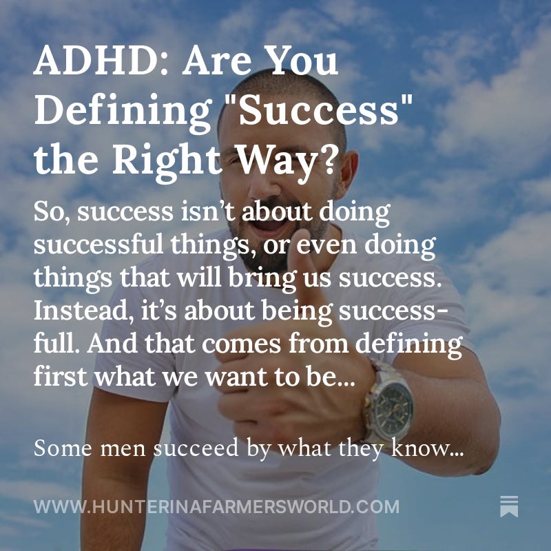 ADHD: Are You Defining "Success" the Right Way?