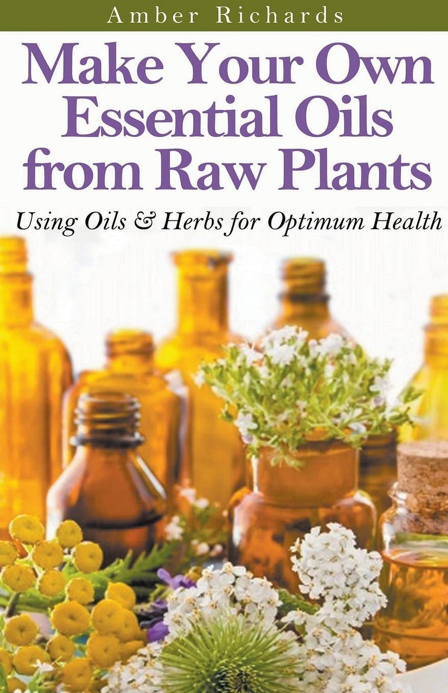 Book make essential oils from raw plants