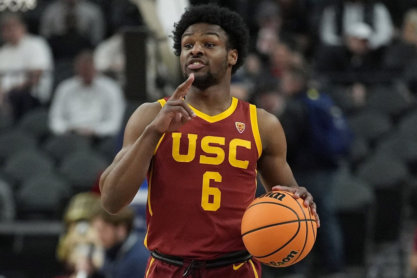 Why Bronny James is being put in a bad position by his father | The Seattle  Times