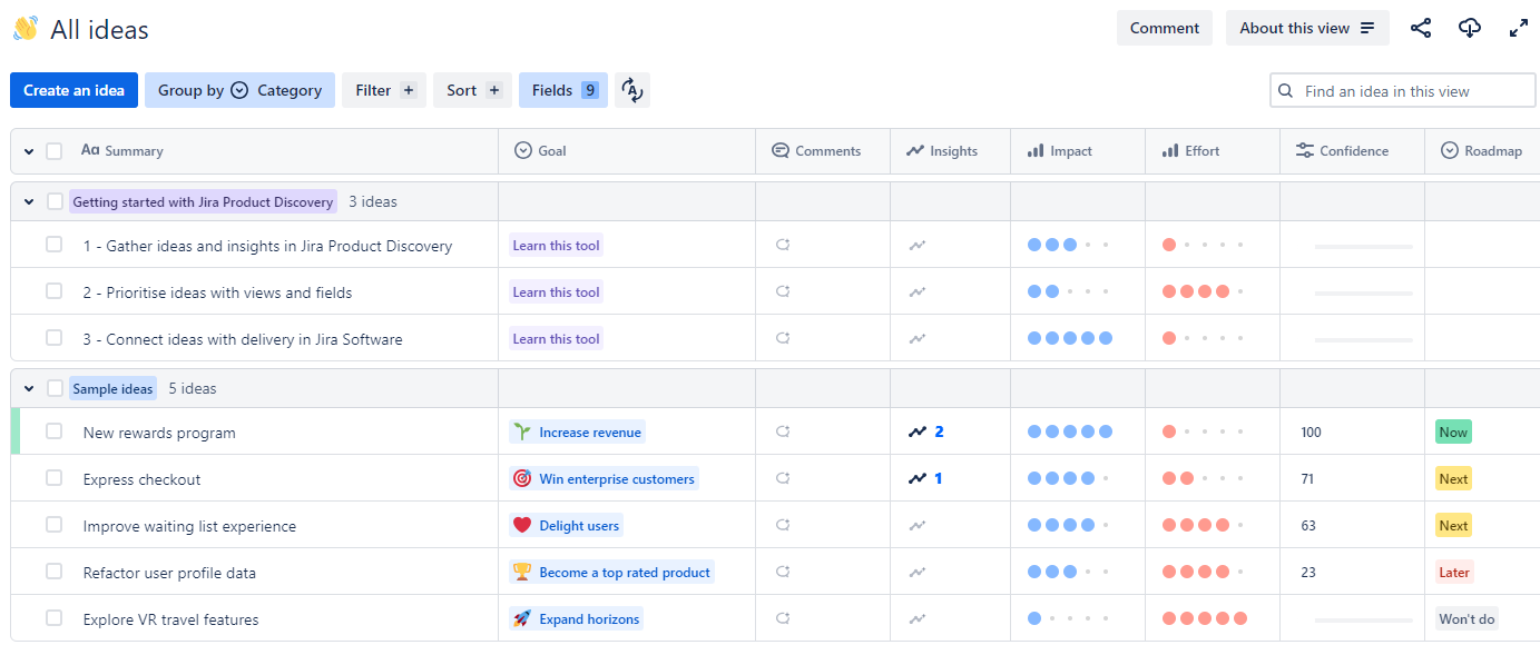 JIRA Product Discovery