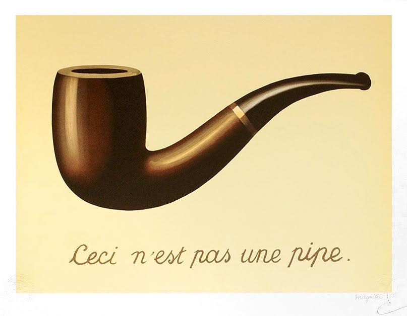 René Magritte, This Is Not a Pipe, Lithograph