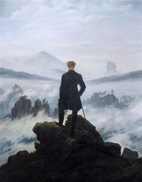 The Wanderer Above the Sea of Fog, 1818 - Caspar David Friedrich