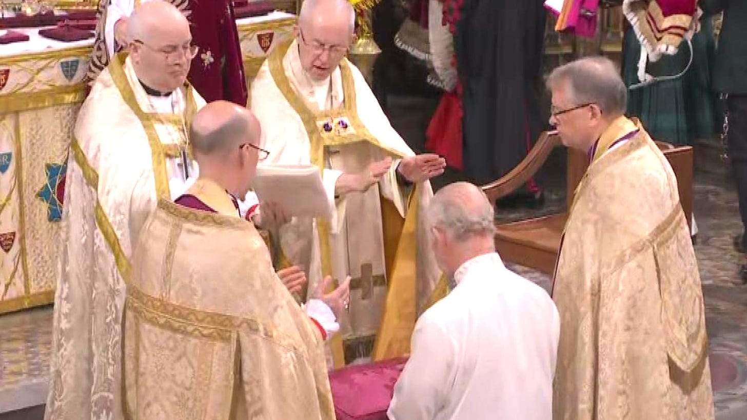 King's Coronation: Watch the Archbishop of Canterbury Anoint Charles