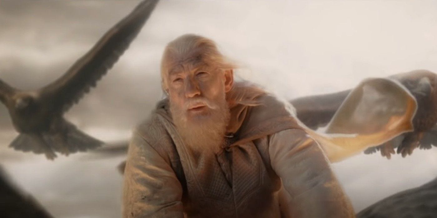 Lord of the Rings Theory: Gandalf Sent a Third Eagle To Save Gollum