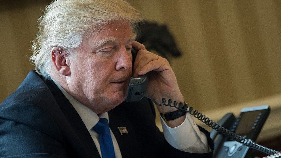 Trump's telephone un-diplomacy - BBC News