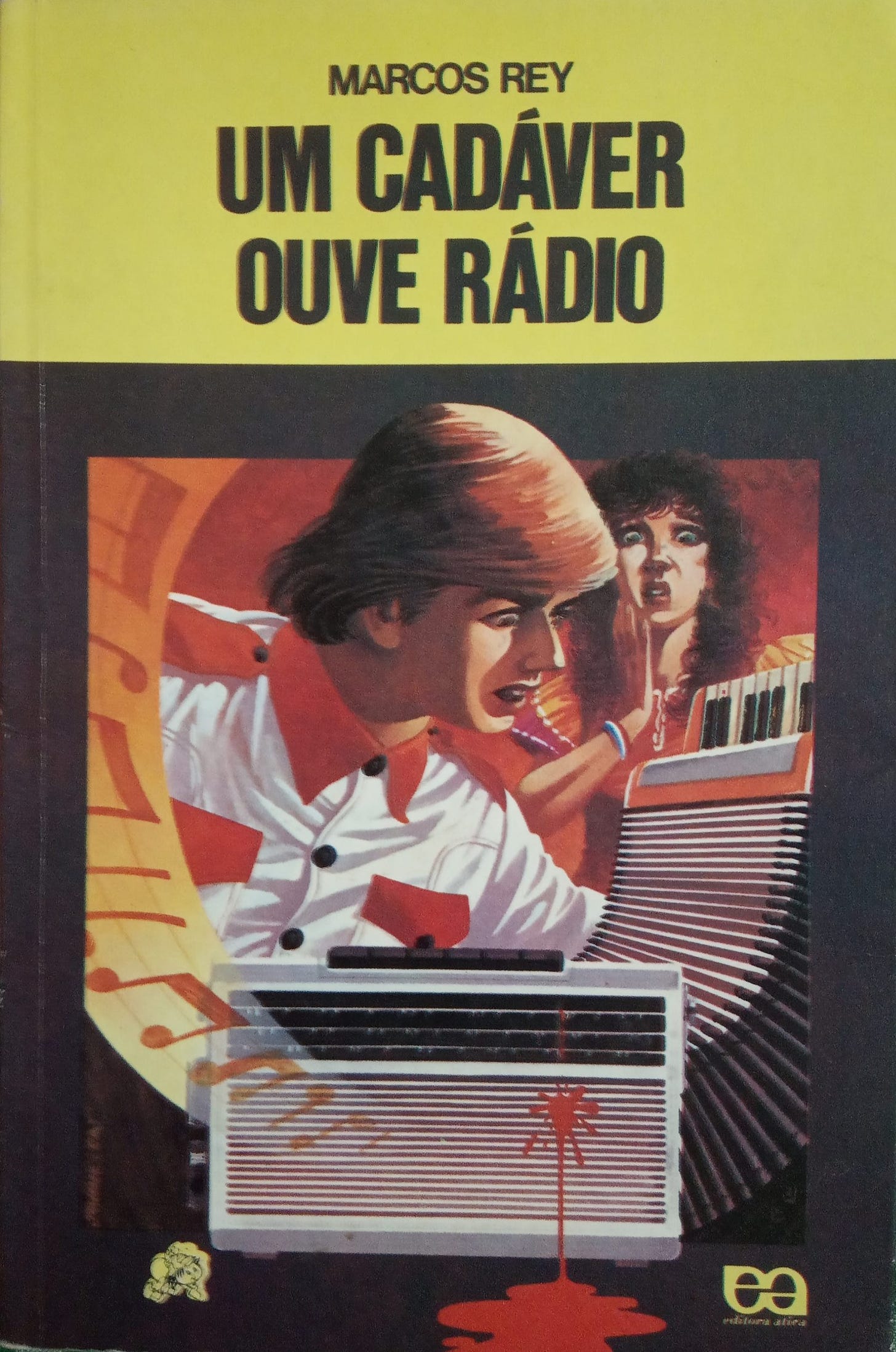 capa do livro um cadaver ouve rádio de marcos rey