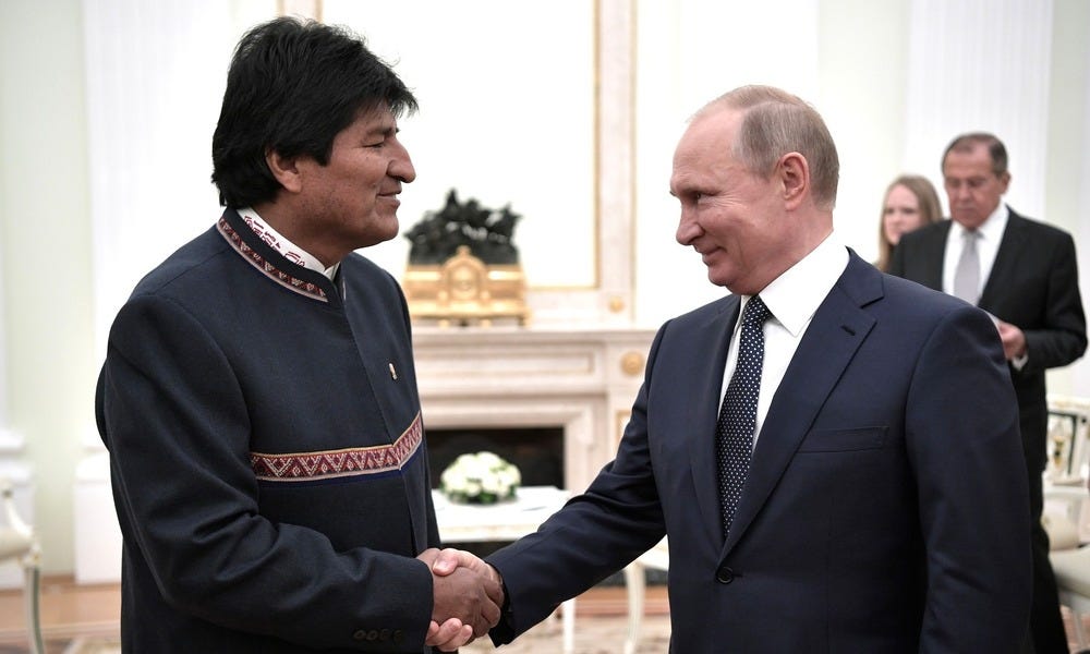Morales's Visit to Moscow: Bolivia Drifts Closer to Russia | Warsaw  Institute