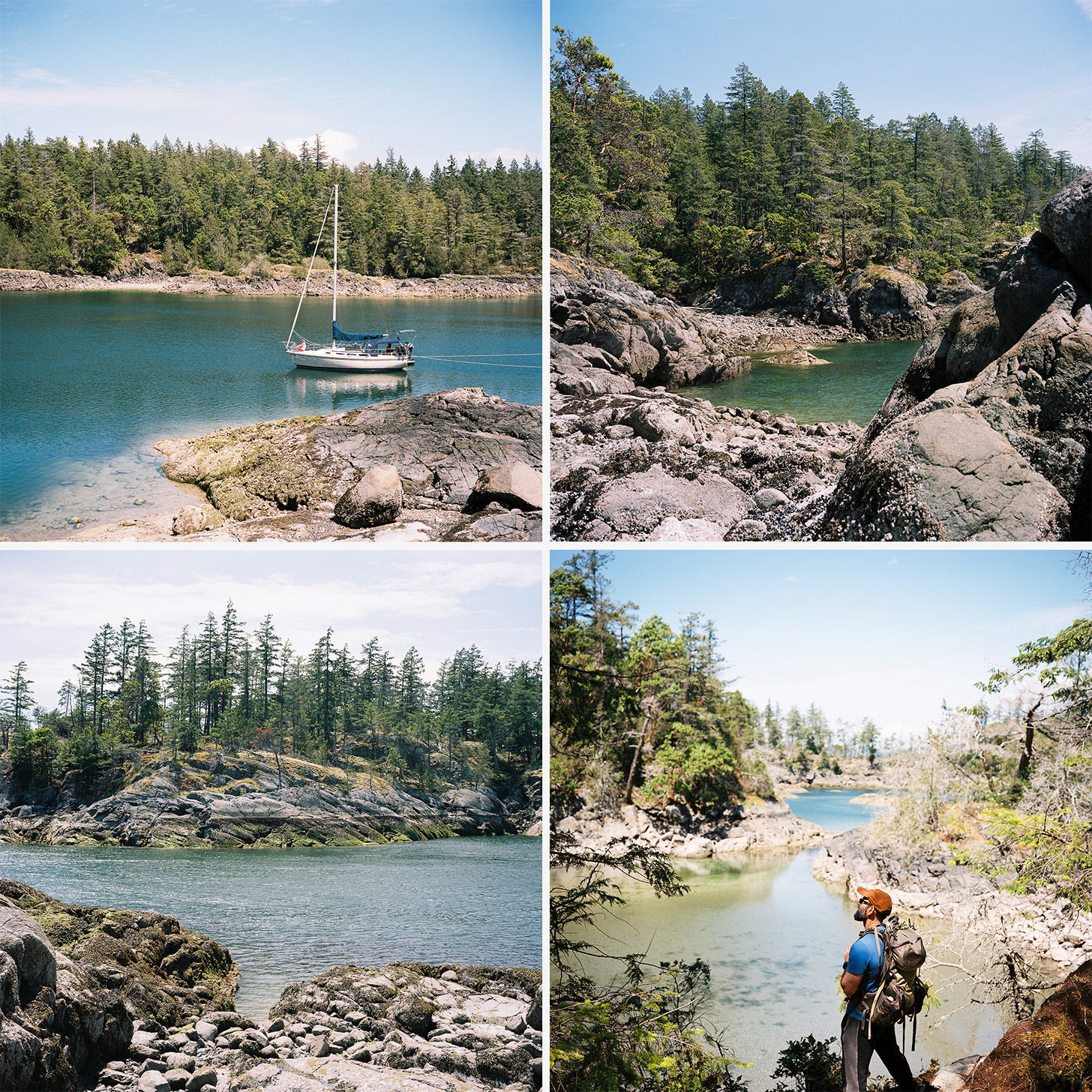 4 photos from the Smuggler's Cove hike