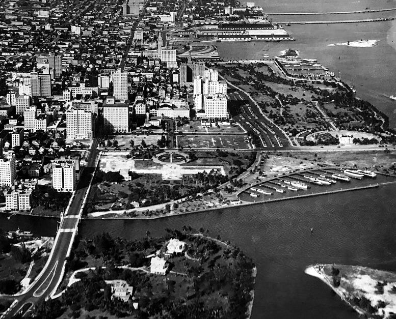  Figure 5: Aerial of Brickell Point in the 1930s
