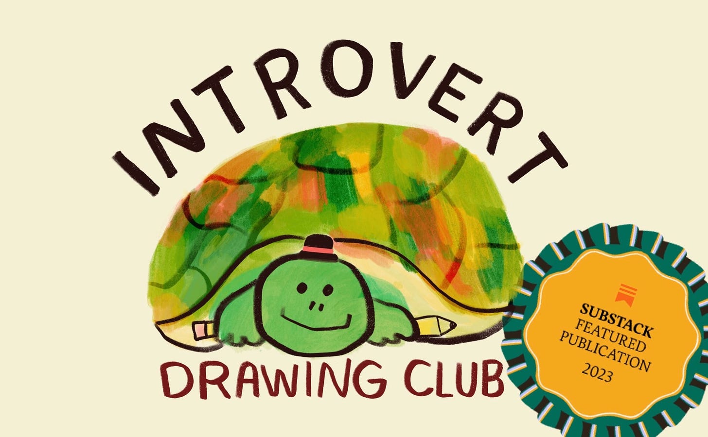 introvert drawing club featured on Substack