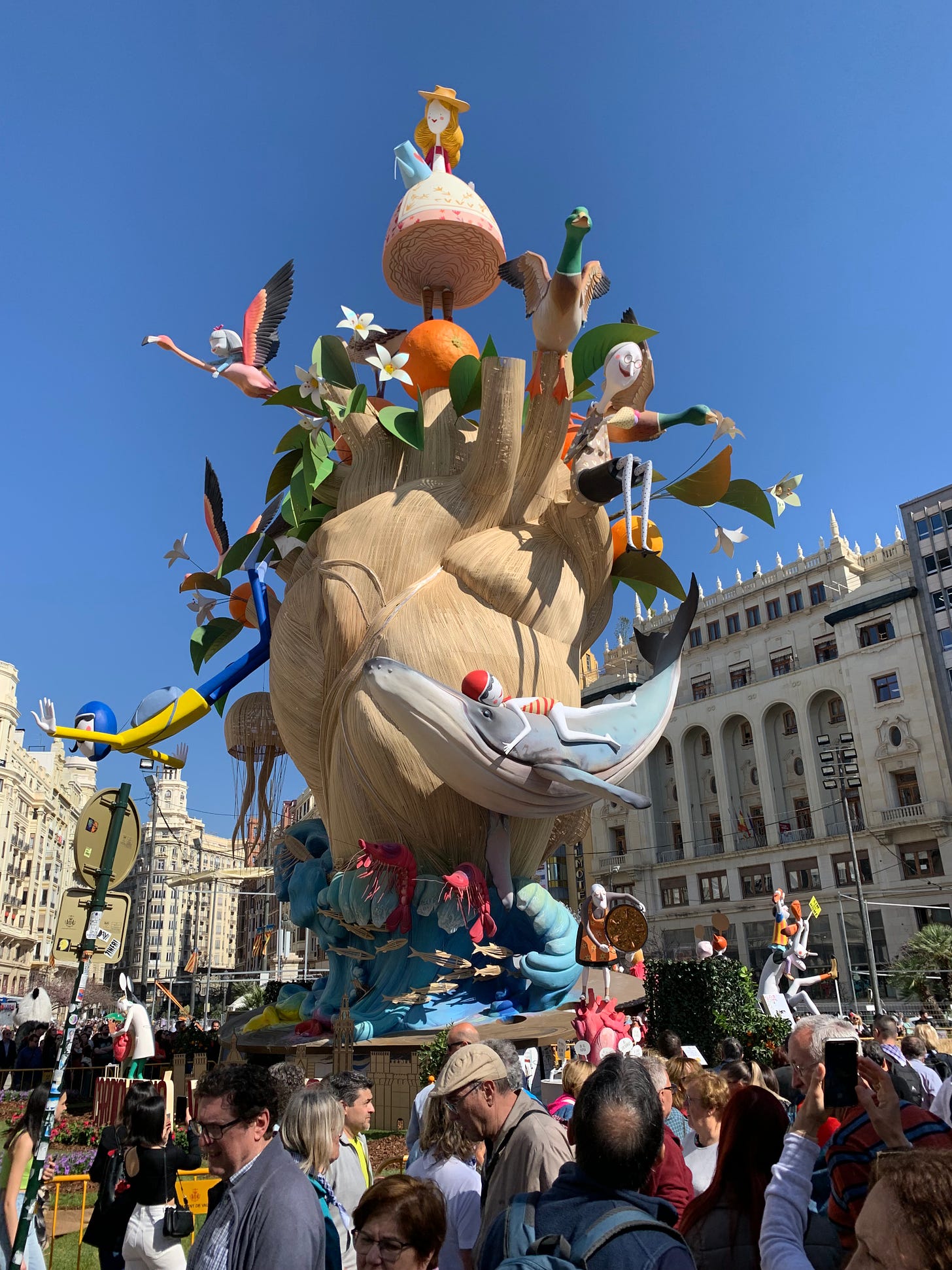 The completed Falla