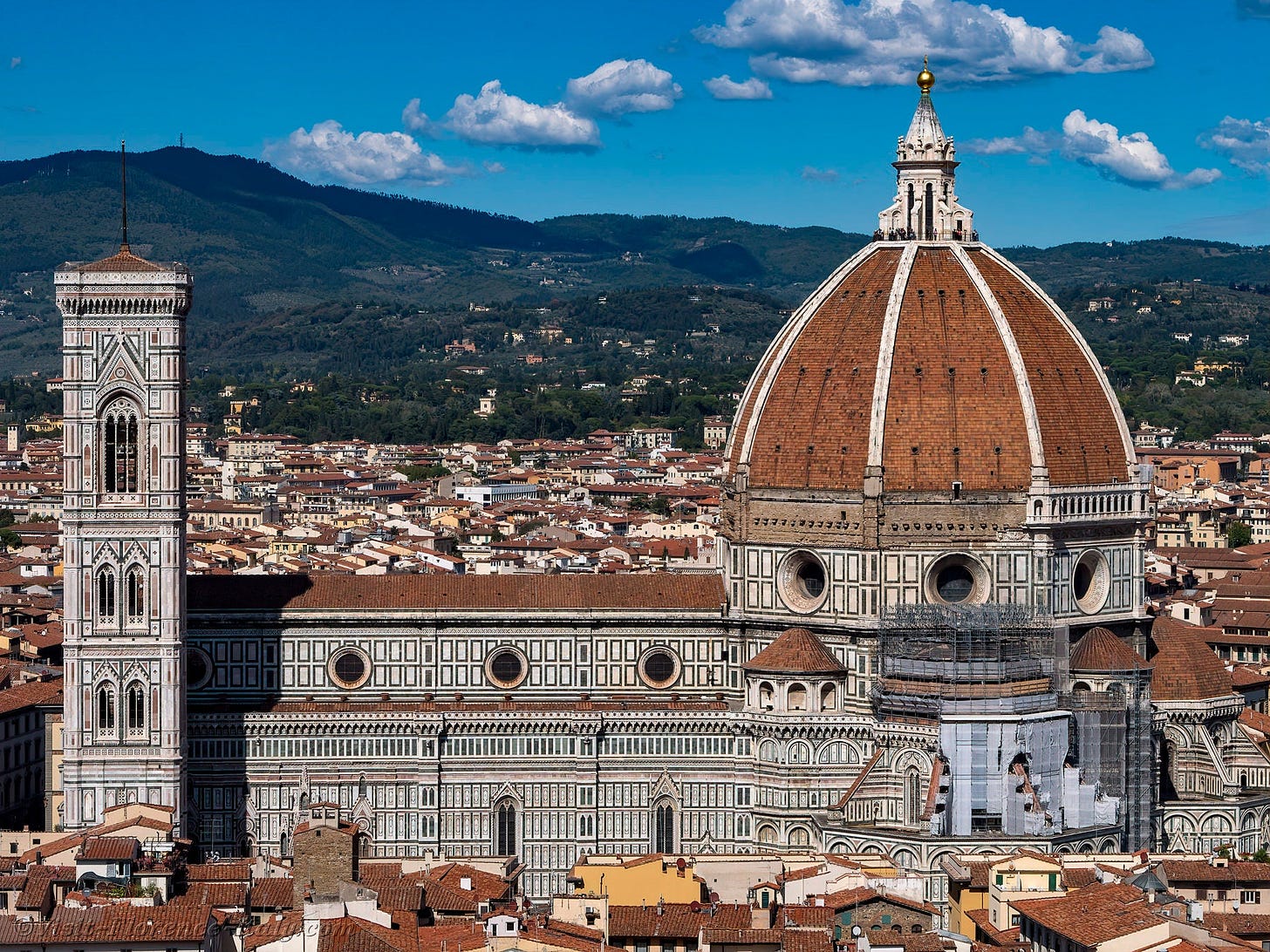 Duomo Santa Maria del Fiore Basilica in Florence in Italy