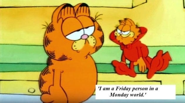 monday motivation, inspirational quotes, quotes about weekends, quotes from garfield, indian express, indian express news