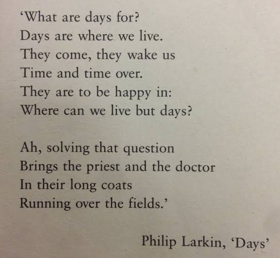 Poem] Days by Philip Larkin : r/Poetry