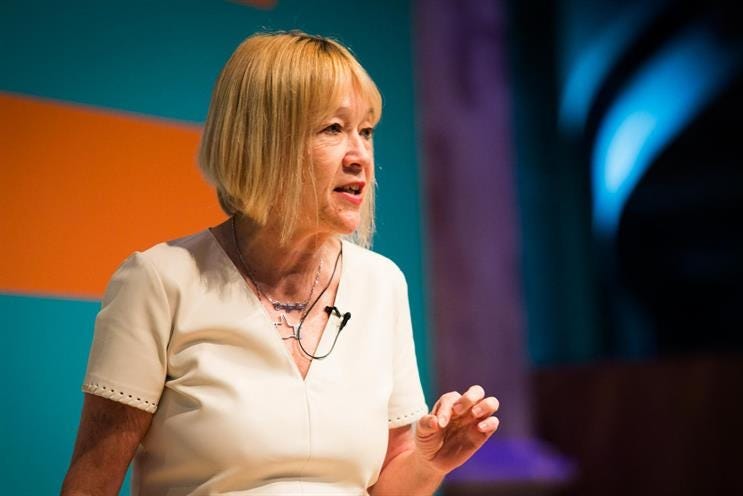 Cindy Gallop speaking at Horasis China Meeting 2019 in Las Vegas, Nevada