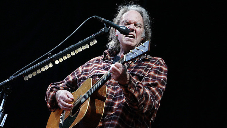 Neil Young tijdens een concert in 2009. Foto: NRK P3 (CC BY-NC-SA 2.0).