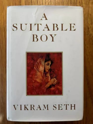 A Suitable Boy by Vikram Seth First UK Edition Third Print HCDJ Phoenix House - Picture 1 of 7