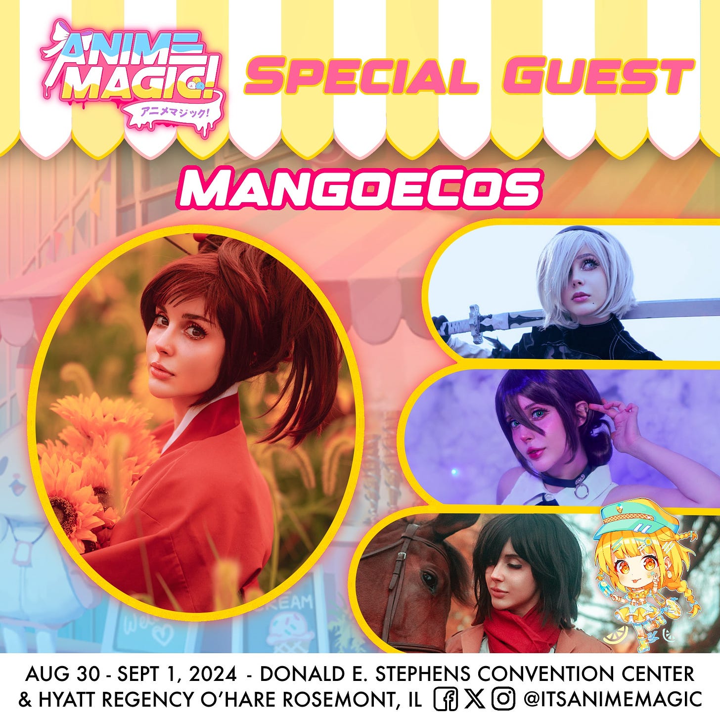 Cosplay Cast MangoeCos Anime Magic 2024