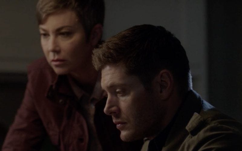 supernatural dean winchester with jody mills