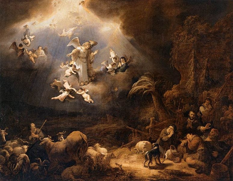 File:Govert Flinck - Angels Announcing the Birth of Christ to the Shepherds - WGA07928.jpg