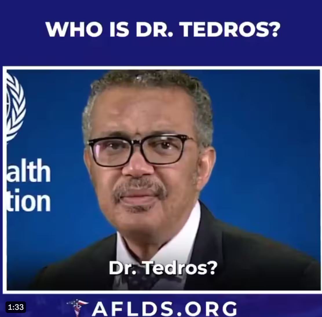 WHO - Tedros Ghebreyesus
