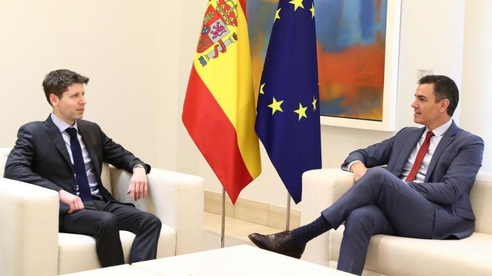 El 'padre' de ChatGPT se reúne con Sánchez en Madrid