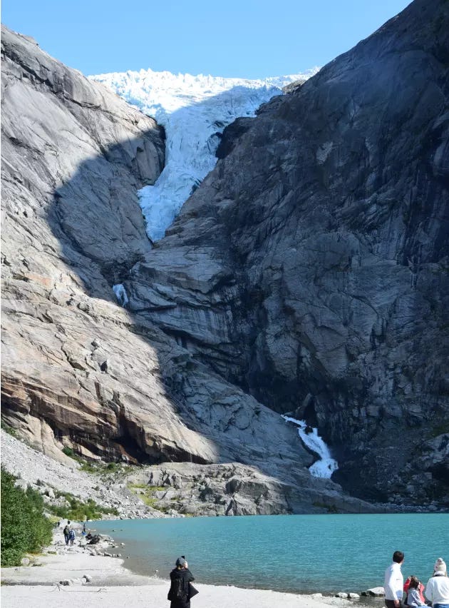 Briksdal glacier, 31 September 2023