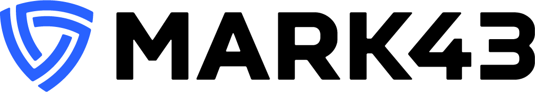 Logo for https://www.fedramp.gov/assets/img/logos/CSP_logos/Mark43%20Logo.png