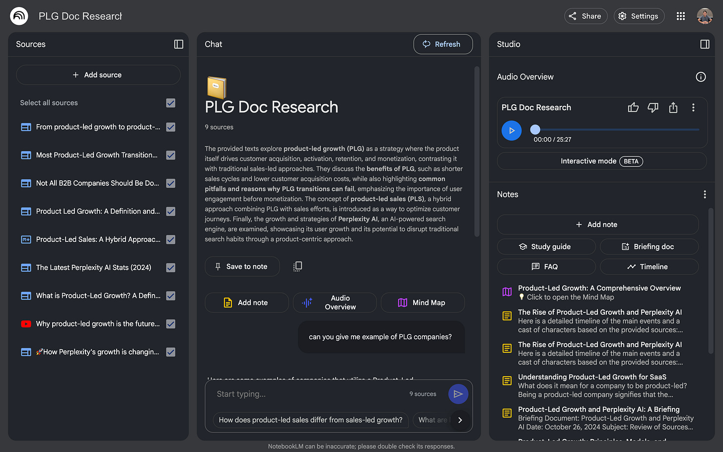 NotebookLM Dashboard