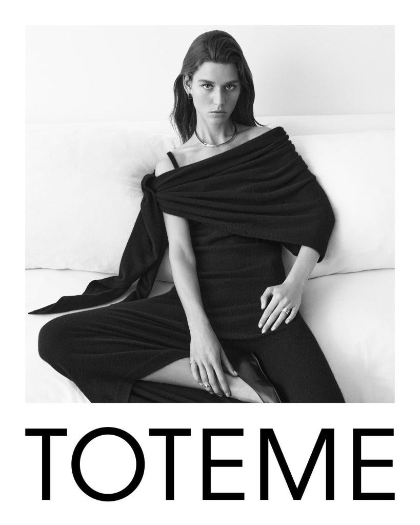 Vivienne Rohner Toteme Jewelry 2023 Ad Campaign - theFashionSpot