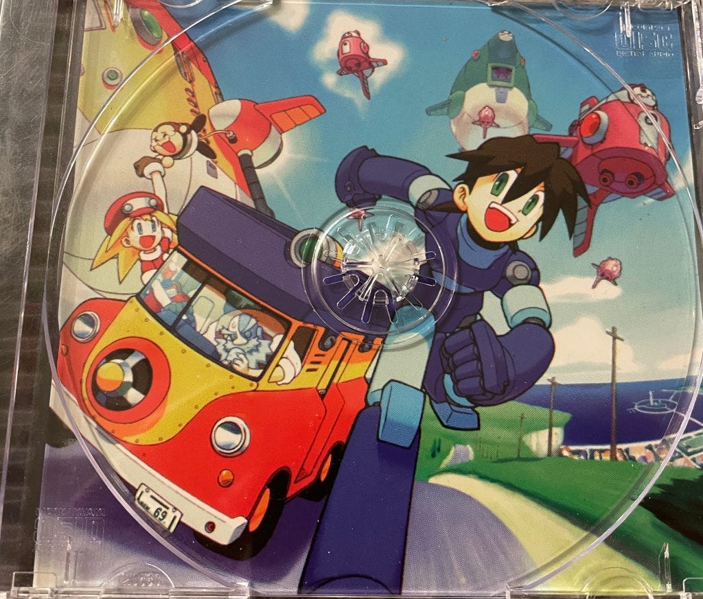 PS1 Jewel Case Insert for Mega Man Legends