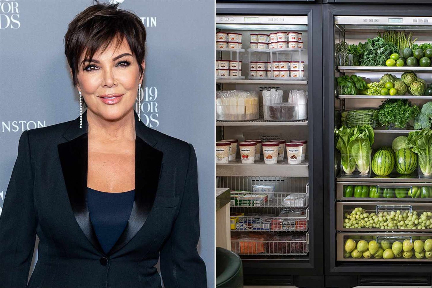 A Look Inside the Kardashian-Jenner Family Refrigerators and Pantries