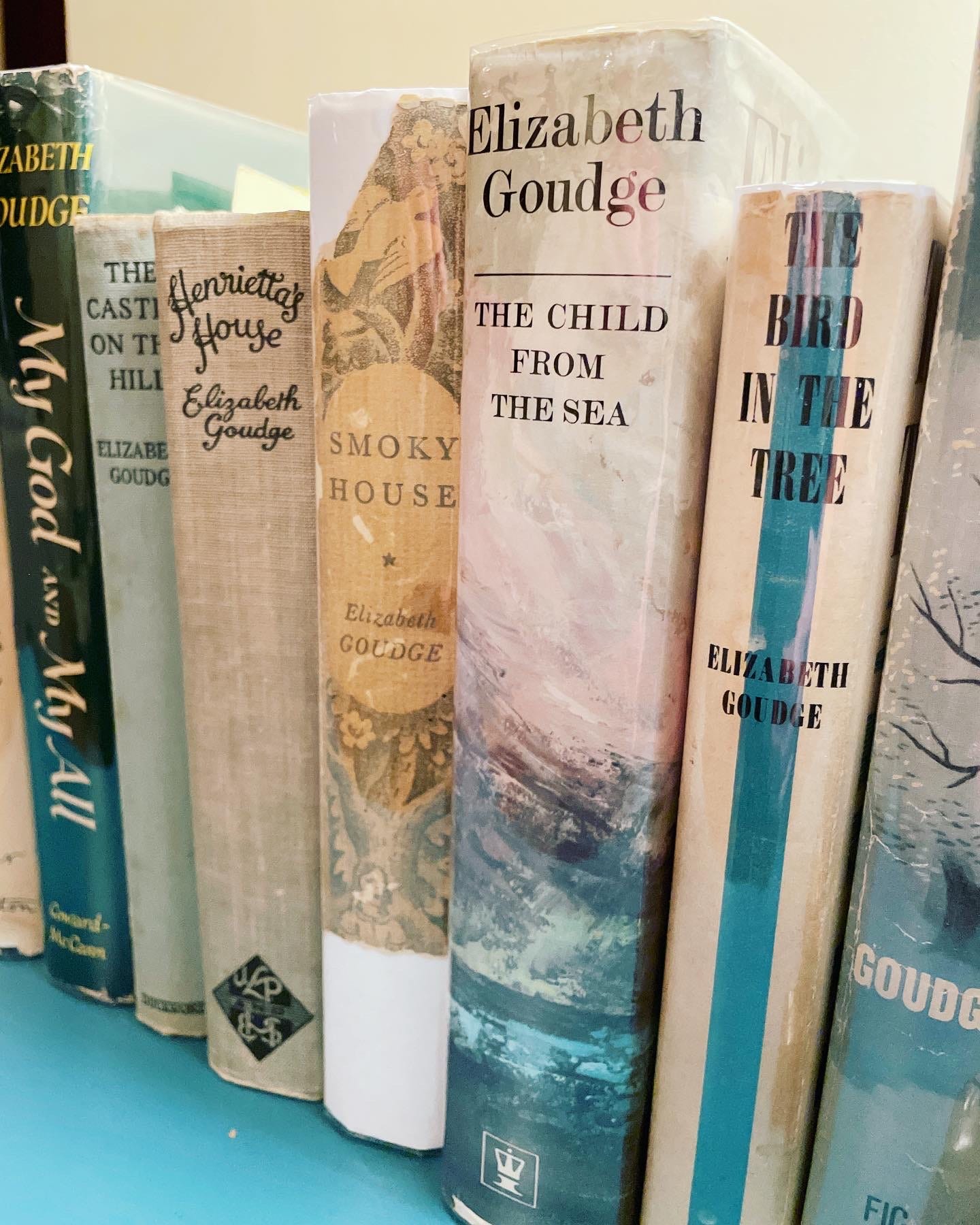 The Child from the Sea, by Elizabeth Goudge, with all of our Goudge Read-along books for 2023