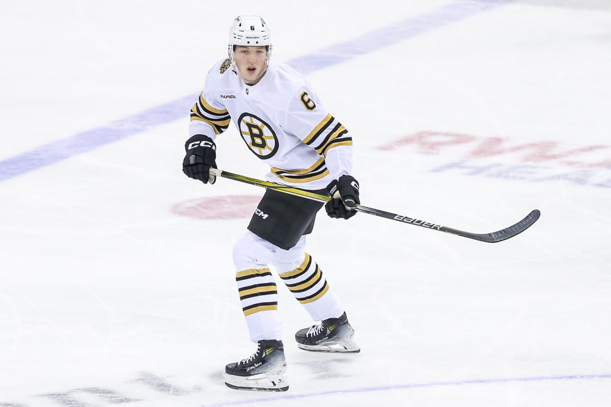 Mason Lohrei Boston Bruins