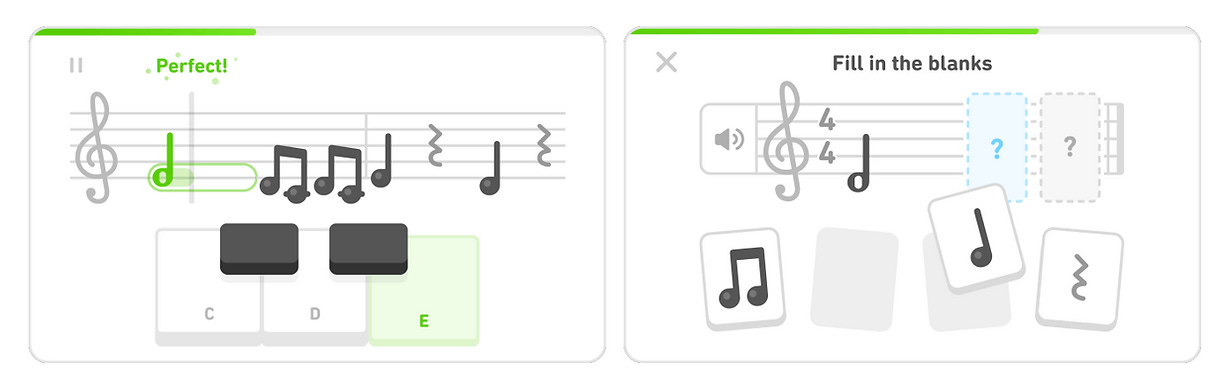 Duolingo Music course