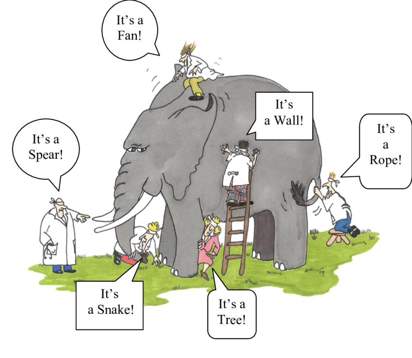 The Blind Men and the Elephant – How an Ancient Parable Explains the Need  for Shared Data - Housing Forward